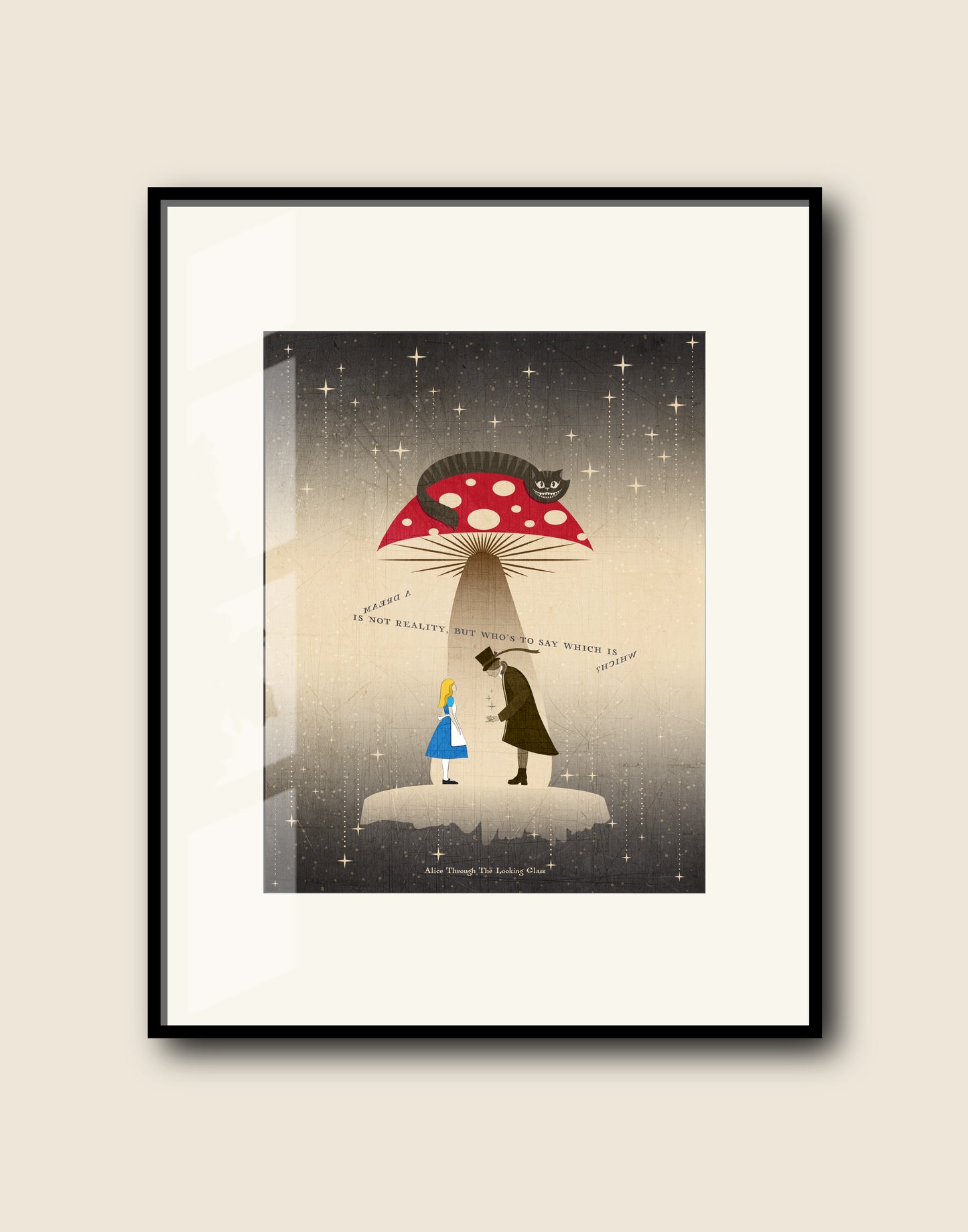 Lewis Carroll Quote: / Alice Through The Looking Glass