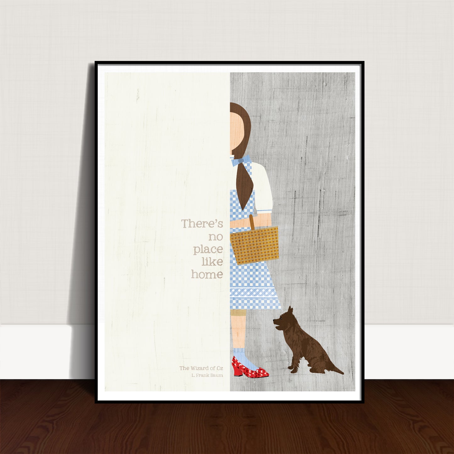 The Wizard of Oz Quote / There's No Place Like Home / L. Frank Baum
