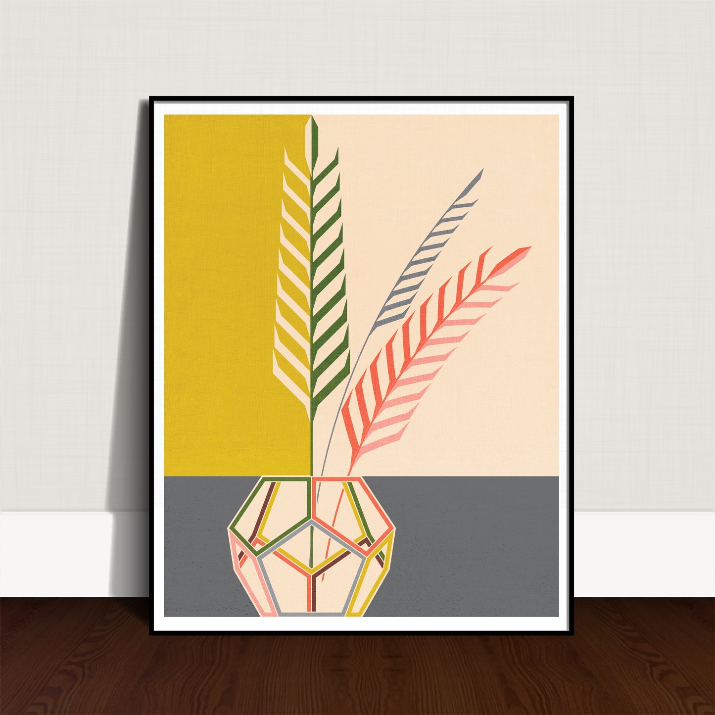 Palm Leaves in Dodecahedron