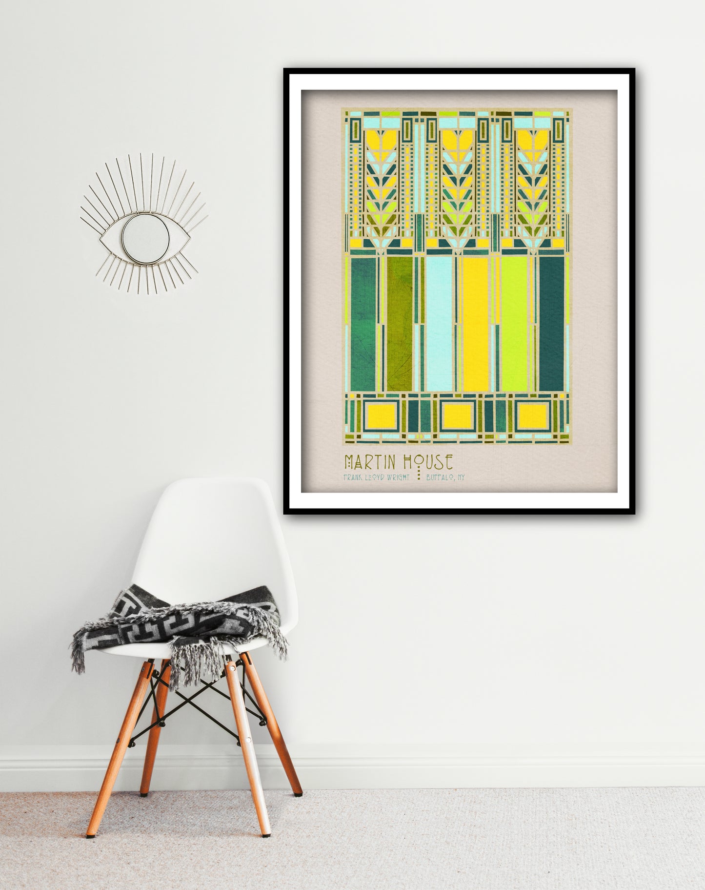 Martin House Window / Frank Lloyd Wright