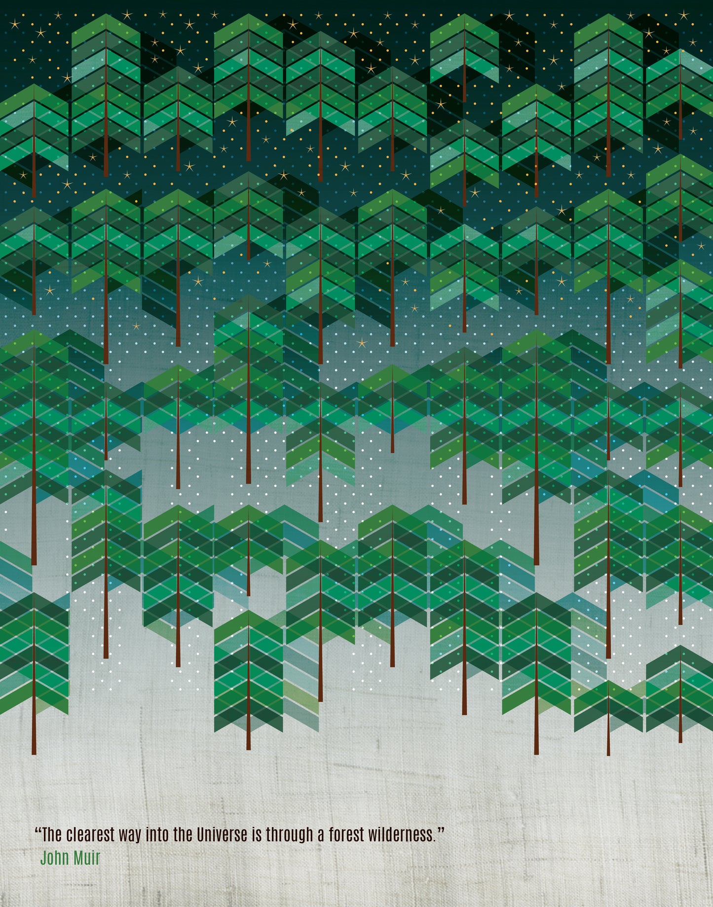 John Muir Quote: The Clearest Way Into the Universe