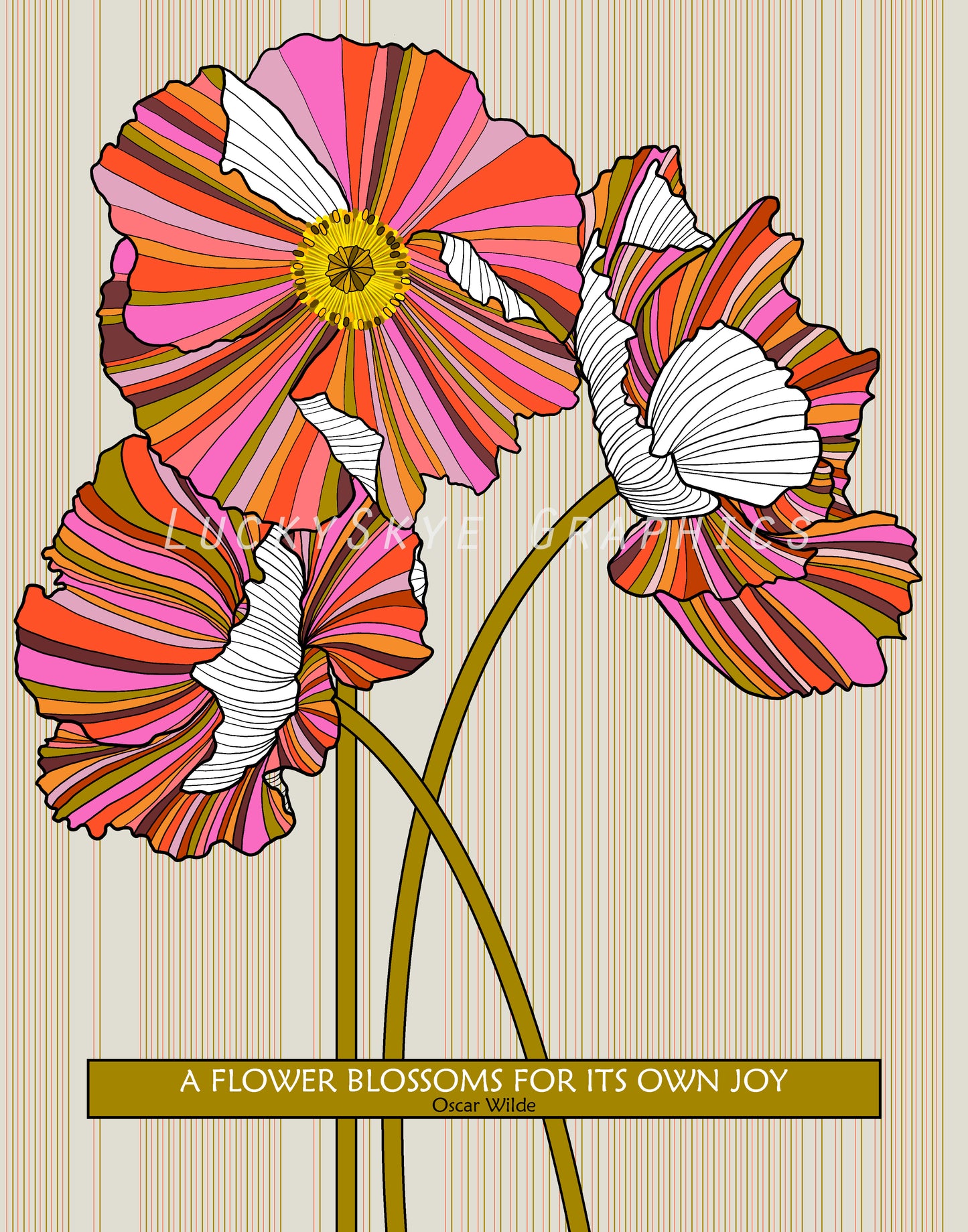 Oscar Wilde / A Flower Blossoms For Its Own Joy