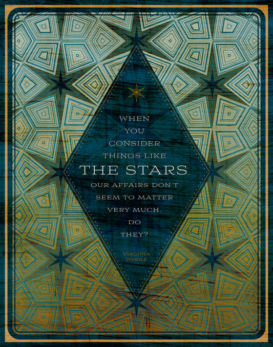 Virginia Woolf Quote / Stars
